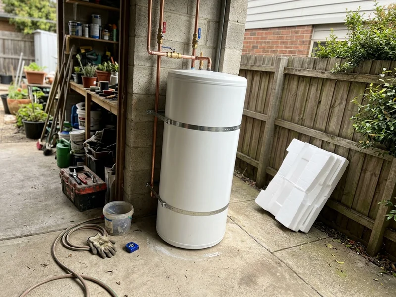 After: Electric Hot Water transformation